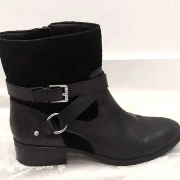 Ralph Lauren Leather Makaila Boots 6.5B - Picture 2 of 9